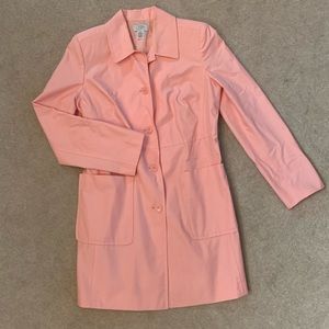 Bubblegum pick rain/trench jacket